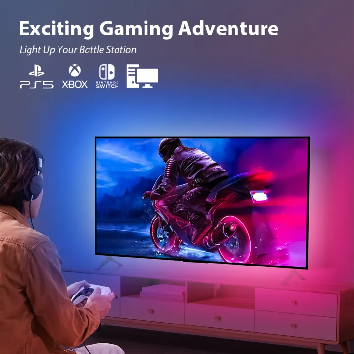 Smart%20Ambient%20Sync%20TV%20Backlight%20Sync%20Screen%20Color%20Led%20Strip%20Light%20USB,%20App%20Control%20,Smart%20Phone%20Camera%20Screen%20Capute%20Technology%20lightify%20-%20Image%202