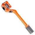 Motorcycle Chain Cleaning Brush Double Head Bicycle Chain Cleaner Multifunction Portable Chain Gear Cleaning Tool. 