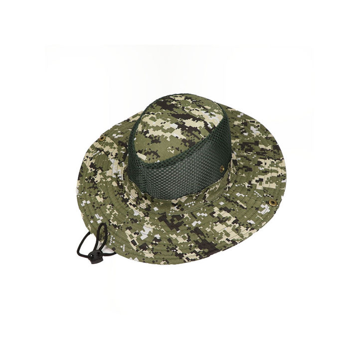 Outdoor%20Hat%20Digital%20Camouflage%20Hat%20Fisherman's%20Hat%20Fishing%20Hat%20Sun%20Shade%20Hat%20Big%20Brim%20Hat%20Mountaineering%20Hat%20Bonnet%20Hat%20-%20Image%203