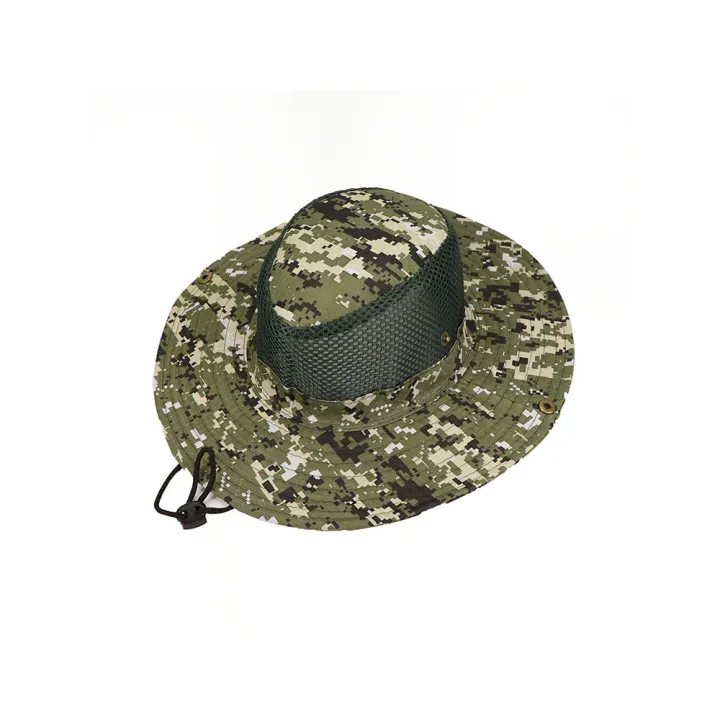 Outdoor%20Hat%20Digital%20Camouflage%20Hat%20Fisherman's%20Hat%20Fishing%20Hat%20Sun%20Shade%20Hat%20Big%20Brim%20Hat%20Mountaineering%20Hat%20Bonnet%20Hat%20-%20Image%203