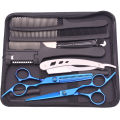 6.0'' Hair Scissors Professional Cutting Shears Thinning Hairdressing Haircut Comb Razors Sets Salon Barber & Home Dropshipping. 