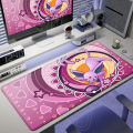 XXL Kawaii Mouse Pad Pokemons Eevee Computer Speed Type Mat for E-sports Players Lock Edge Keyboard Pad Mousepad Office Desk Mat. 