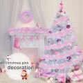 78.7inch Pink Tinsel Garland Shiny Metallic Glitter Party Decoration for Christmas Valentine Wedding Birthday Holiday Home Decor. 