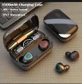 M10 TWS earbuds Wireless Bluetooth earbuds with 500mAh charging Box Stereo Sports waterproof. 