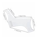 Beard Styling Comb Clear Beard Ruler Men's Care Comb Sideburns Beard Trim Contour Tool.