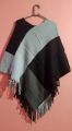 wool poncho cape shawl. 