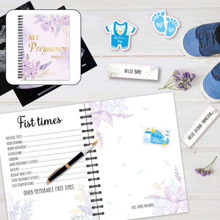 Pregnacy%20Journey%20Memory%20Books%2040%20Weeks%20Pregnancy%20Journal%20The%20Baby%20Keepsake%20Books%20Planner%20Present%20For%20New%20Parent%20-%20Image%204