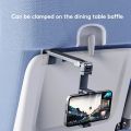 Oatsbasf Portable Phone Holder for Travel Hand-Free Selfie Phone Stand for Trip Plane Tray Table Foldable Phone Mount w/ Clamp. 