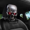 2Pcs Terminator Robot Print Car Headrest Covers Unfilled Design HD 3D Digital Printing Universal Unique Auto Head Rest Protector. 