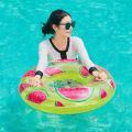 1 Pcs Watermelon Swim Tube Inflatable Pool Float Pool  Accessory Swim Float Ring Summer Water Toys. 