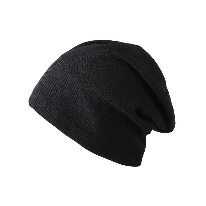 Confinement Cap Korean Style Spring, Autumn and Winter Pile Heap Cap Trendy All-match Beanie Hat Female Woolen Knitted Hat