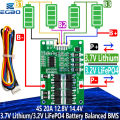 4S 20A 12.8V 14.4V 32650 32700 Lifepo4 Battery Balanced BMS for Electric Boat Uninterrupted Power Supply 12V Car Battery. 