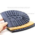 Thicken Rubber Shoe Soles for Men Leather Business Shoes Heel Sole Non-slip Repair DIY Replacement Outsoles Black Yellow Mat Pad. 