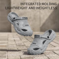 EVA Sandals for Men in Summer, Thick Soft Soled for Outdoor Wear, Beach Shoes for Casual Sports, and Perforated Shoes. 
