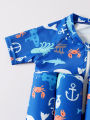 Cmall built-in life jacket children's swimming suit (5 models available) 0729-0730-0731-0732-0733. 
