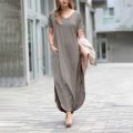 Long maxi dress ladies dress long dress girls casual long frock. 