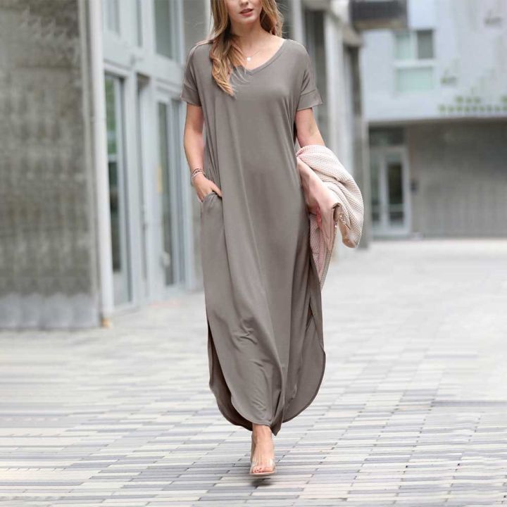 Long maxi dress ladies dress long dress girls casual long frock