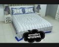 Multi-color King Size Printed Cotton Bed Sheet (8.5 feet x 7.5 feet) With 2 Matching Pillow Covers - Flat Sheet - Hand Washable.
