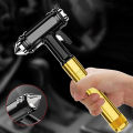 EAFC Car Safety Hammer Car Window Breaker Emergency Hammer Seat Belt Cutter Suitable for Car Rescue Escape Rescue Safety Hammer. 