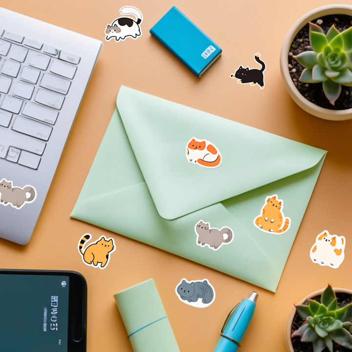 500Pcs/Roll%20Cute%20Pet%20Mimi%20Cats%20Stickers%202.5cm/1.0''%2016%20Designs%20Decals%20Diy%20Adorn%20s%20Suitable%20for%20Various%20Packaging%20Home%20Decor%20-%20Image%204