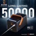 SIGMA.PD.50 , 50,000 mAH POWER BANK FOR LAPTOP , MOBILES EVERY THING PD+QC + LED DISPLAY + LED TORCH + 65W ! 50K mAH POWER STATION , THE BOSS OF POWER BANK !. 