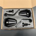 Motorcycle CNC Rear View Side Mirrors Handle Bar End Mirror Fit For Ducati Monster 695 696 796 797 821 1100 1200 1200S 1200R S2R. 