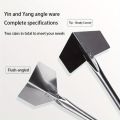 Stainless Steel Yin and Yang Angle Plasterboard Putty Leveling Tool Angle Puller Knife Cleaning Wall Plaster Construction Tools. 