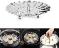 Vegetable Steamer Basket Stainless Steel Collapsible Steamer. 