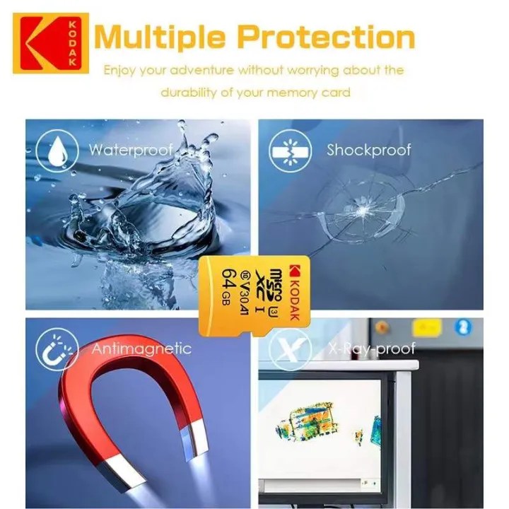 Kodak%20Micro%20SD%20Card%20256GB%20128GB%2064GB%2032GB%20Class10%20U3%20V30%20High%20Speed%20Memory%20Card%20for%20Phone%20Tablet%20Camera%20-%20Image%204