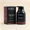 FORYA - Acne Control Body & Face Wash - 250ml [ Microbead Charcoal Cleanse ]. 