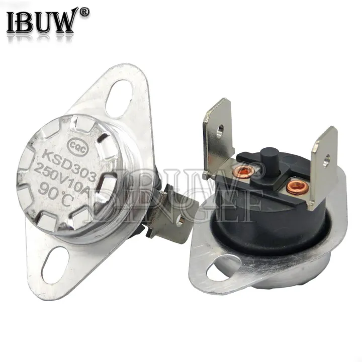 10PCS%20KSD301%20KSD303%2010A%2045%20~%20150%20Degrees%20Celsius%20Manual%20Reset%20Thermostat%20Normally%20Closed%20Temperature%20Switch%20Temperature%20Control%20-%20Image%202