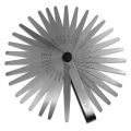 32pc Feeler Gauge Stainless Steel Measuring Tool Set 0.001-0.04" 0.03-1.00mm Feeler Gauge Motorcycle Tire Repair Tool.