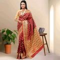 Soft silk katan  Saree For Women Without Blouse Pieces. 