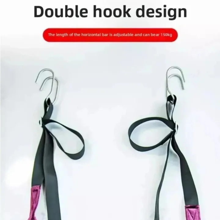 Hanging%20Traction%20Belt%20Ergonomic%20Lumbar%20Stretching%20Device%20Fitness%20Yoga%20Band%20Waist%20Support%20Disc%20Auxiliary%20Belt%20Single%20Bar%20Exercise%20-%20Image%203