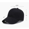 Baseball Caps Black for Mens Women Sports Cap Adjustable Cotton Baseball Cap Casual Summer Hat.