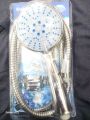 HAND SHOWER CHROME, WITH ADJUSTABLE HOLDER WITH PIPE. 
