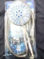 HAND SHOWER CHROME, WITH ADJUSTABLE HOLDER WITH PIPE. 