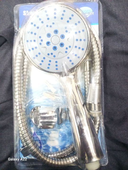 HAND%20SHOWER%20CHROME,%20WITH%20ADJUSTABLE%20HOLDER%20WITH%20PIPE%20-%20Image%206