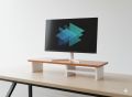Solid wooden Monitor Stand Monitor Riser Desk Organizer. 
