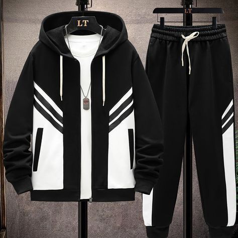 Men's Winter Warm Stylish Cotton Fleece Tracksuit.