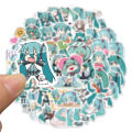 💥Ready to ship💥Hatsune Miku anime 50 sheets sticker waterproof removable sticker car trunk 音ミ. 