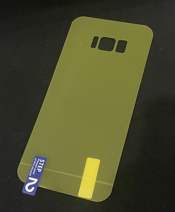 Samsung Galaxy S8 Back Transparent Hydro Gel 360 Smooth Sheet Edges Jelly Protector
