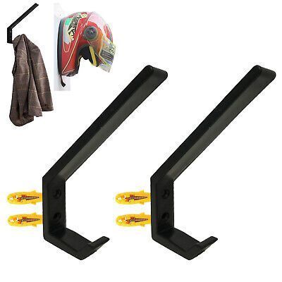 Helmet wall hanger hook mount stand (2 pieces or 1 paired)