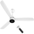 atomberg Renesa Enzel 1200mm BLDC Ceiling Fan with Remote Control | BEE 5 star Rated Energy Efficient Ceiling Fan | High Air Delivery with LED Indicators| 3 Year Warranty (Gloss White). 