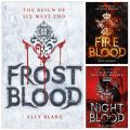 Frostblood / Fireblood / Nightblood by elly blake set of 3 books Frostblood saga books. 