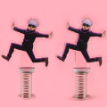 Jujutsu Kaisen Gojo Satoru Anime Cosplay Shake Stand Model double-sided Brand Transparent Acrylic Desk Ornament. 