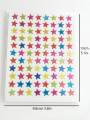 10 Sheets/Pack Of Children'S Gold-Plated Award Glitter Stickers Mother Teacher Praise Label Award Five-Pointed Star Love Sticker.