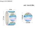 300 Pcs 2.5 Cm Round Laser Scratch-Off Stickers, Self-Adhesive Secret Code Labels For Activity Cards. 