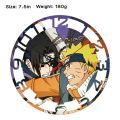 Naruto Sasuke Creative Wall Clock Anime Print Modern Minimalist Hanging Clock Wholesale Naruto Shippuden Uzumaki Itachi. 