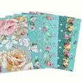 8pcs/Lot Green Series Printed Decorative Cotton Fabric,Patchwork Cloth,Doll Needlework Cloth,DIY Sewing Quilting Material,suitab. 